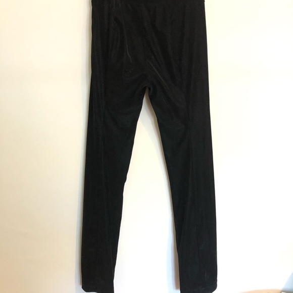 Good American Black Croc Exec Pants 2 - Picture 4 of 11